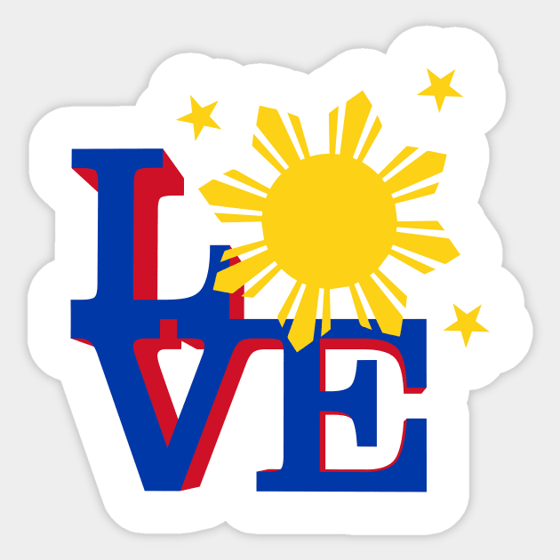 Filipino Sun Love Sticker by SkarloCueva